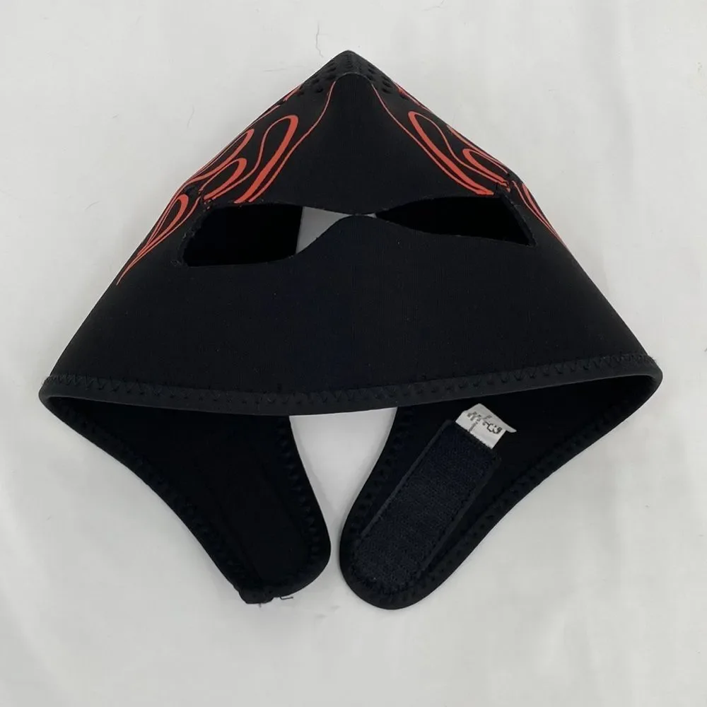 ZANheadgear Flame Neoprene Full Face Mask Black One Size